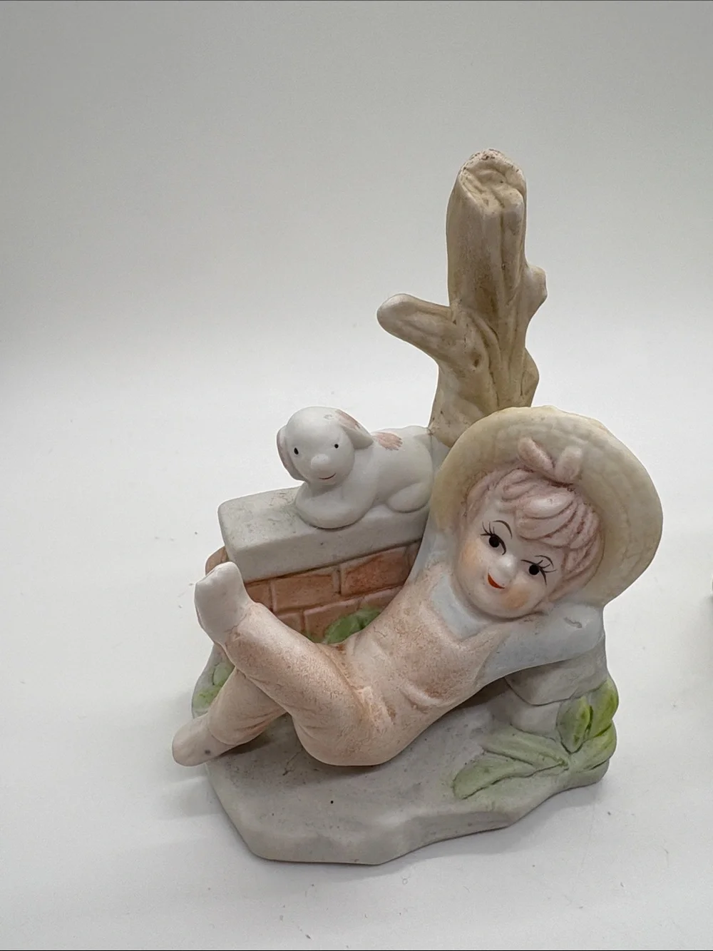 Vintage Ceramic Farmhouse Kids Figures